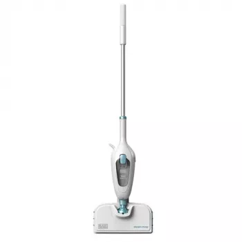 Garų valytuvas Juoda & Decker FSMH13E10 — 1300 W, 120 °C, 1,75 kg, 15 min veikimo laikas, 4,8 m laidas, 9 priedai