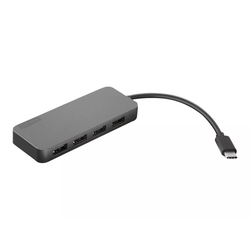 Lenovo GX90X21431 nešiojamojo kompiuterio dokas / prievadų daugintuvas USB 3.2 Gen 2 (3.1 Gen 2) Type-C juodos spalvos