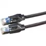 DTWYLER komutacinis kabelis Cat.6 E klasė S/FTP CU 7702 flex LSOH Hirose TM21 juodas 2 m