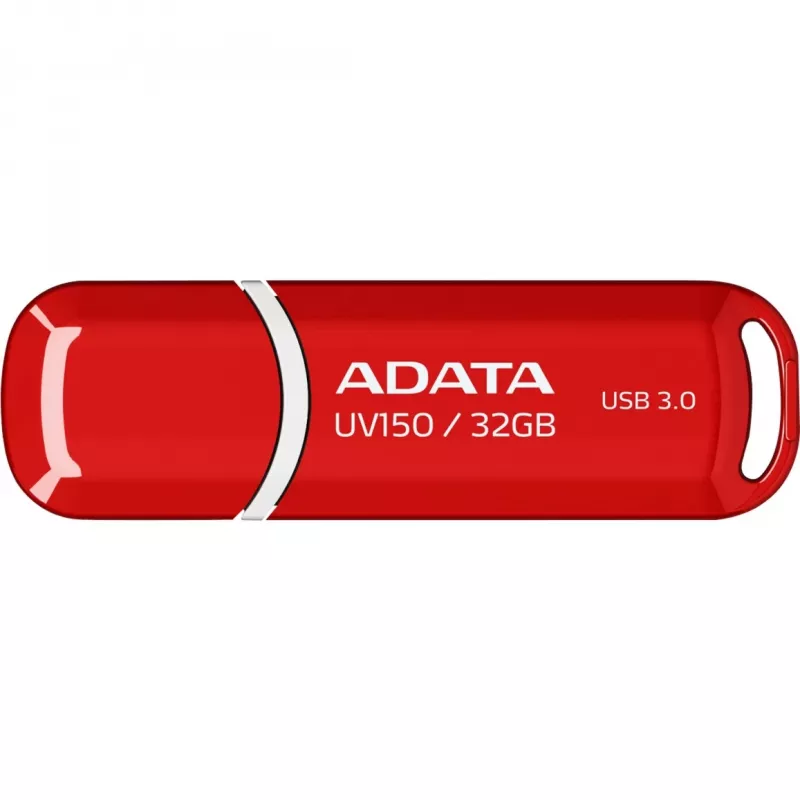 ADATA DashDrive UV150 USB atmintinė 32 GB, USB Typee-A 3.2 Gen 1, raudona, dangtelio dizainas