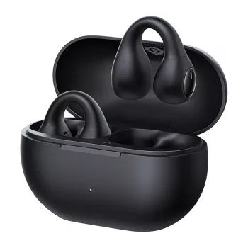 Baseus Bass 15 Clip Open Ear ausinės True Wireless Stereo (TWS) į ausis dedamos skambučiams/muzikai Bluetooth juodos