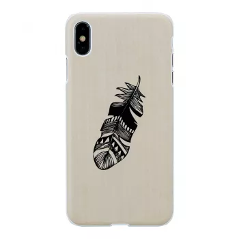 man and wood išmaniojo telefono dėklas iPhone XS Max — Indiška balta