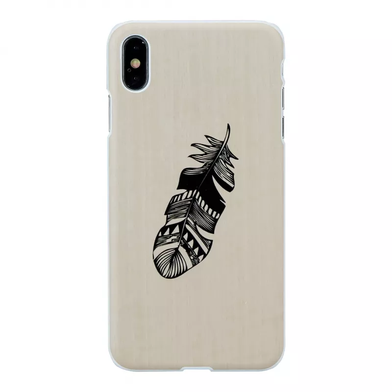 man and wood išmaniojo telefono dėklas iPhone XS Max — Indiška balta