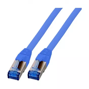 EFB-Elektronik RJ45 komutacinis kabelis Cat.6A S/FTP TPECat.7 neapdorotas kabelis superflex Mėlynas 2m Gamintojas: EFB Elektronik (K5525FBL.2)