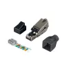 Tinklo kabelis EFB Elektronik 88035.1 RJ-45 standartinis 1 m sidabrinis