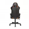 Žaidimų kėdė GEMBIRD GC-SCORPION-04X juodai oranžinė ergonomiško dizaino, reguliuojama sėdynė, aukšta atlošo dalis