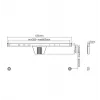 TV laikiklis Gembird WM-S80F-01 2,03 m juodas 50 kg talpa