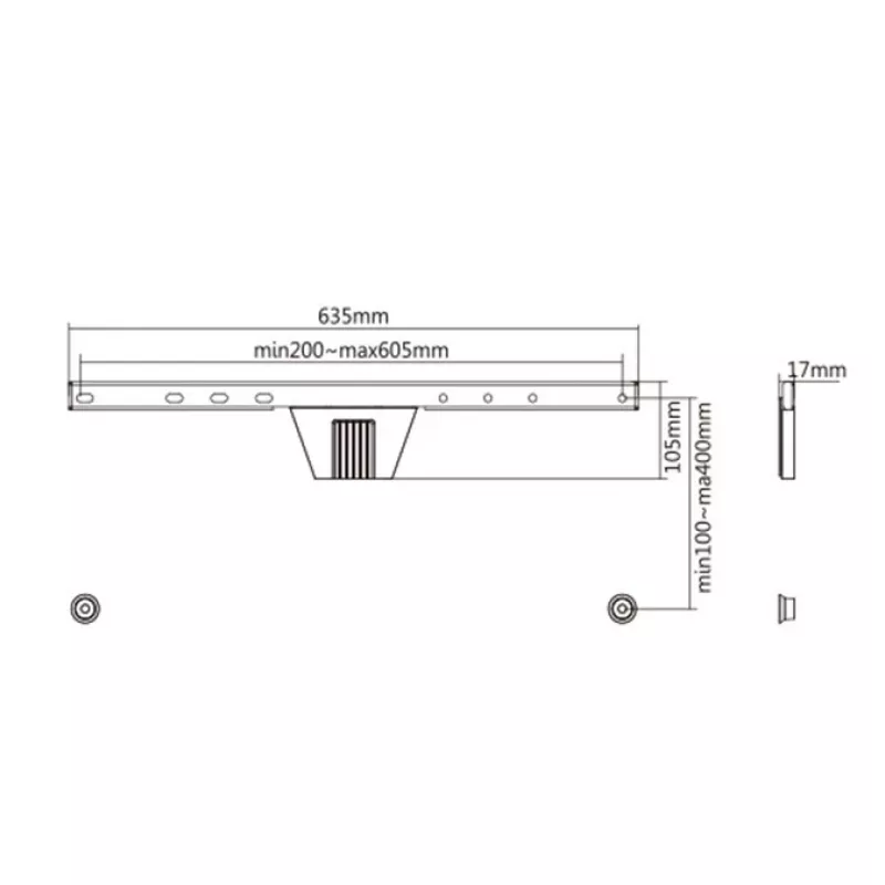 TV laikiklis Gembird WM-S80F-01 2,03 m juodas 50 kg talpa