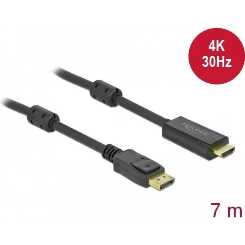 Pasyvus DisplayPort 1.2 į HDMI laidas DeLOCK 85961 4K 30 Hz 7 m