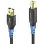 USB laidas PureLink FI-U200-003 USB 2.0 0,3 m USB A USB B juoda mėlyna