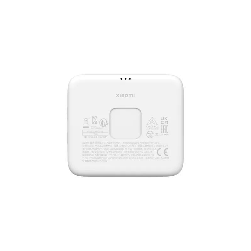 Kambario temperatūros ir drėgmės jutiklis Xiaomi MJWSD05MMC, pastatomas