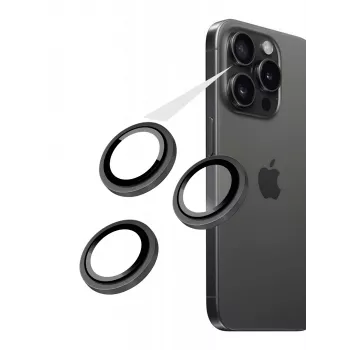 Fixed kameros stiklas | Samsung | Galaxy S26 | Grūdintas stiklas | Juodas