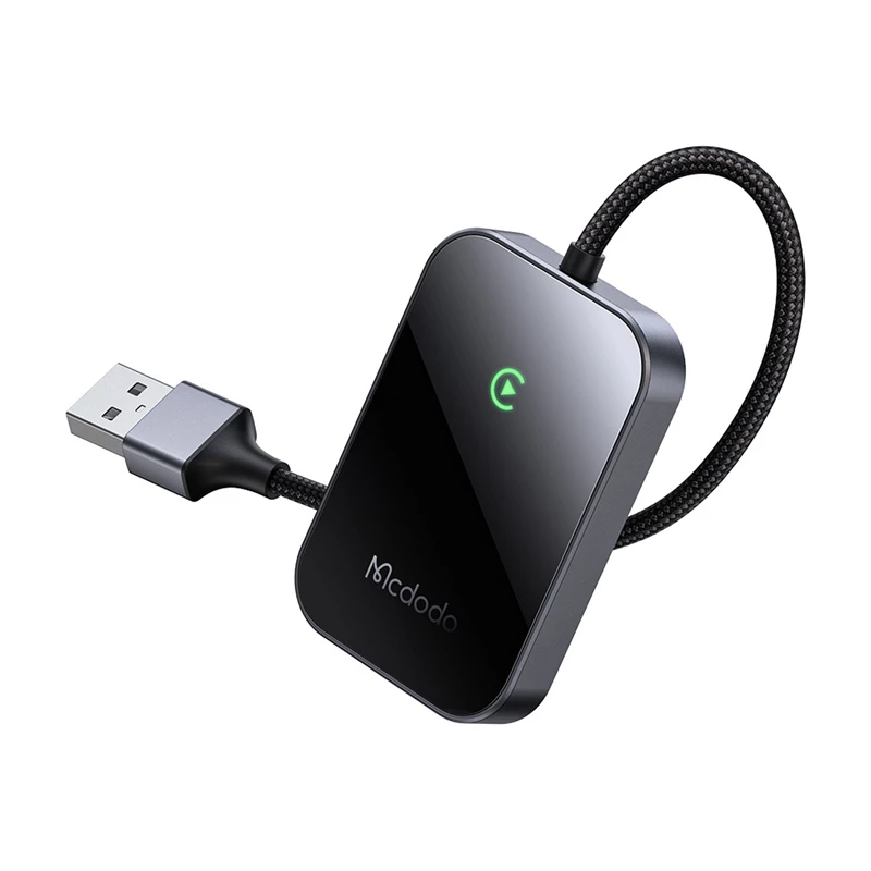 Belaidis CarPlay adapteris su USB kabeliu McDodo CA-7210 juodas