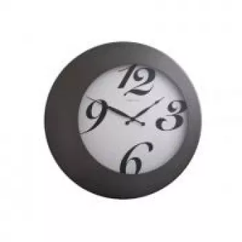 NeXtime klok 2947 Walter, Ø 45 cm, Sieninis, Juodas