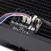 Ventiliatoriaus valdiklis Aqua-Computer 53267 — juodas, suderinamas su D5 NEXT, QUADRO, farbwerk 360/nano, OCTO