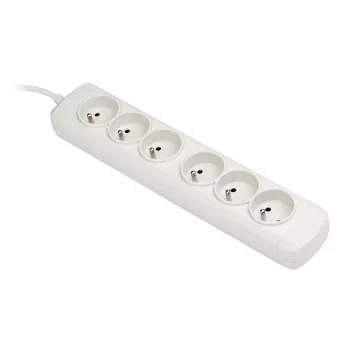 Maitinimo lizdas ActiveJet 6GNU - 3M - S, 6 lizdai, 3 m kabelis, 230 V/50 Hz, 10 A, E tipo kištukas