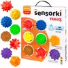 Sensoriniai kamuoliukai be skylučių TULLO 8 vnt.