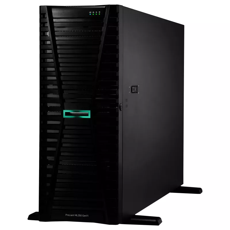 HP Enterprise ProLiant ML350 Gen11 bokštinis serveris su Intel Xeon Sidabrinė 4510 2,4 GHz 12 branduolių procesoriumi ir 64 GB DDR5 (2×32 GB) atminties. Sukonfigūruotas su…