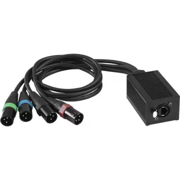 DMX-RJ45 adapteris EUROLITE DNK-1 (MPN 70064831) DMX512 signalams konvertuoti į RJ45 jungtis