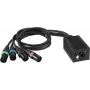 DMX-RJ45 adapteris EUROLITE DNK-1 (MPN 70064831) DMX512 signalams konvertuoti į RJ45 jungtis