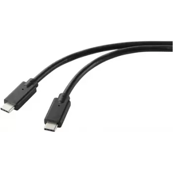 Renkforce RF-5251922 USB laidas, juodas