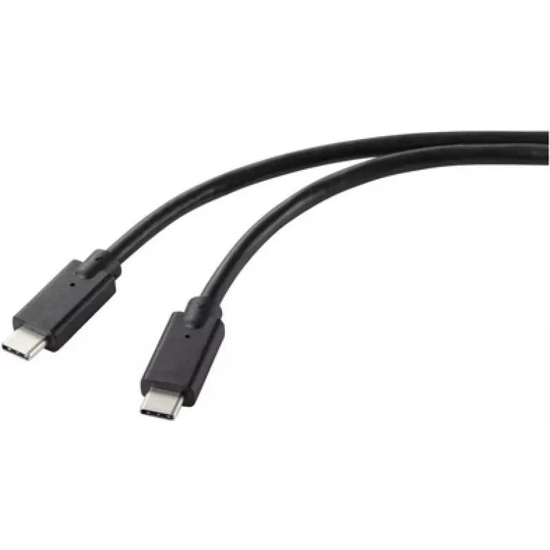 Renkforce RF-5251922 USB laidas, juodas