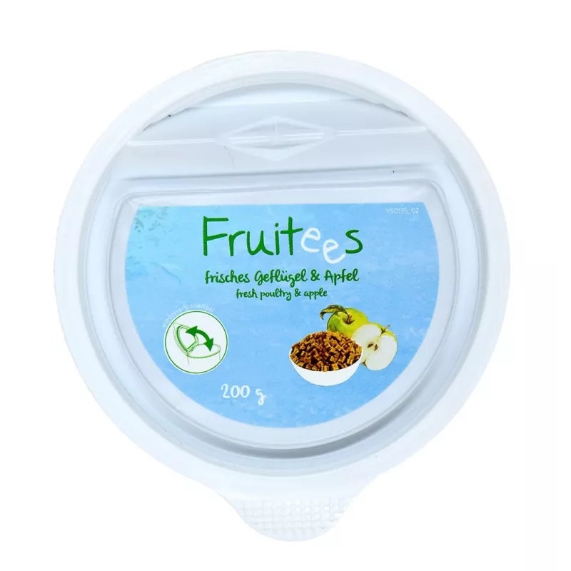 Skanėstas šunims ir katėms Bosch Tiernahrung Fruitees 200 g — paukštiena, be cukraus