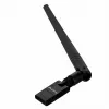 USB Wi‑Fi adapteris LANBERG NC-0300-WIE, USB 2.0, dvi išorinės antenos 5 dBi, WLAN 300 Mbps, Ethernet/WLAN, juodas