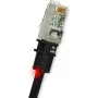 Tinklo kabelis PatchSee PK-F-4 RJ-45 Cat5e 1,2 m juodas
