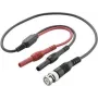 VOLTCRAFT BNC-Test Lead 0.50 m Juoda, Raudona (VC-10906575)