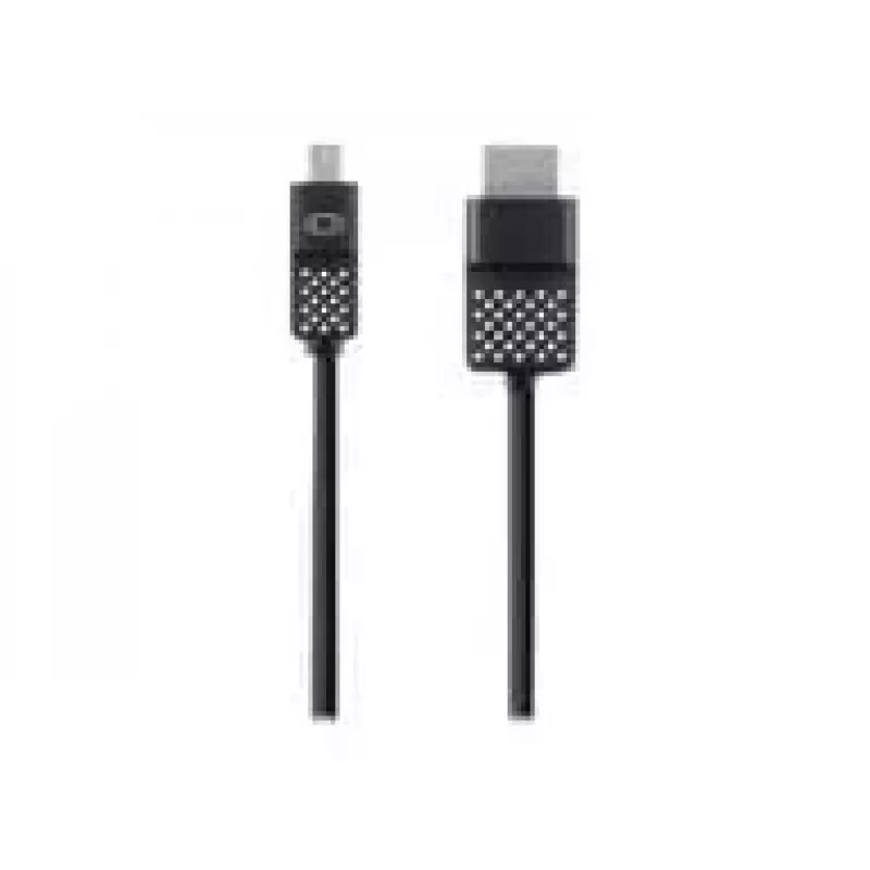 Mini DisplayPort į HDTV laidas, 1,8 m, Mini DisplayPort, HDMI, Kištukas, Kištukas, Juoda