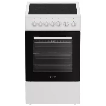 Keraminė kaitlentė INDESIT IS5V5GSW/P — 4 zonų elektrinė keraminė kaitlentė, balta