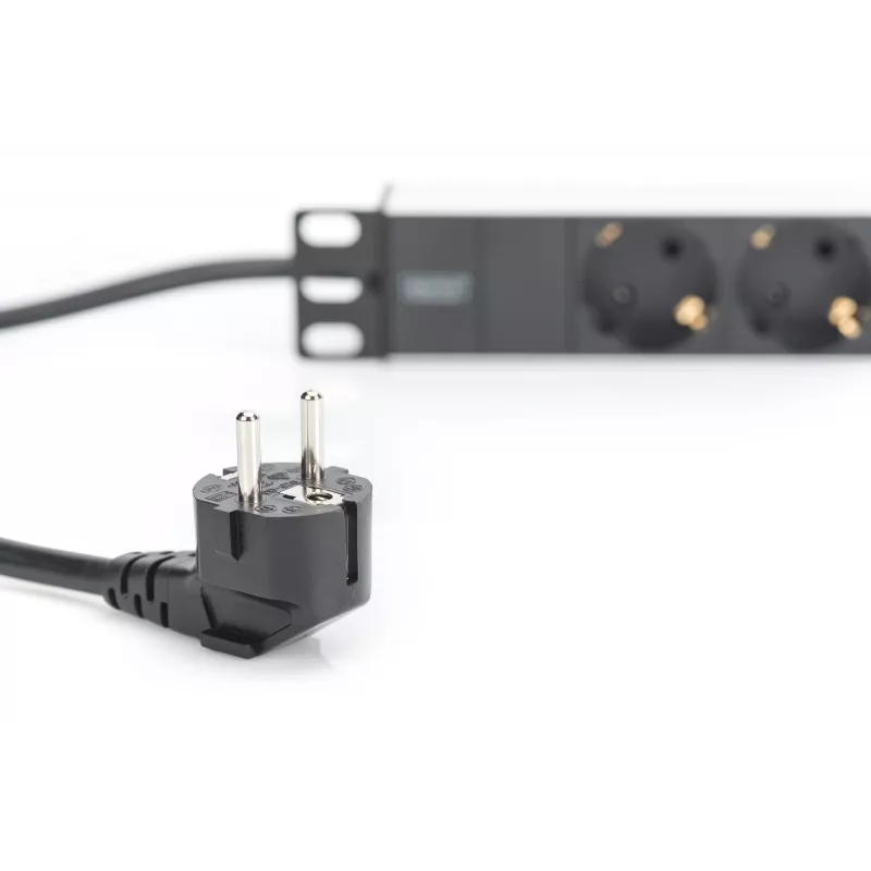 Aliuminis lizdų blokas Digitus DN-95411 3 apsauginiai lizdai 2 m