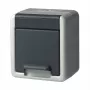 GIRA Schuko paviršinio montavimo lizdas 444030, viengubas, pilkas