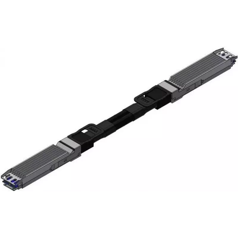 Nvidia MCP4Y10-N00A InfiniBand šviesolaidinis kabelis 0.5 m OSFP juodas
