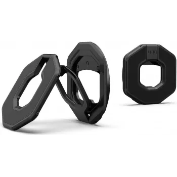 UAG Monarch Dual Magnetic Ring Stand - dvipusis magnetinis prikabinamas stovas apsauginiam dėklui (juodas)