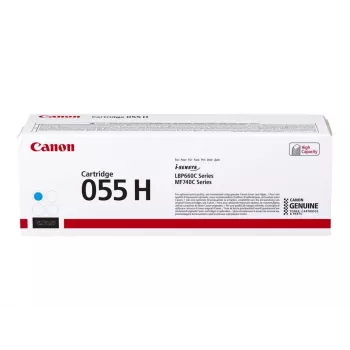 Canon 055H dažų kasetė 1 vnt. Originali žydra