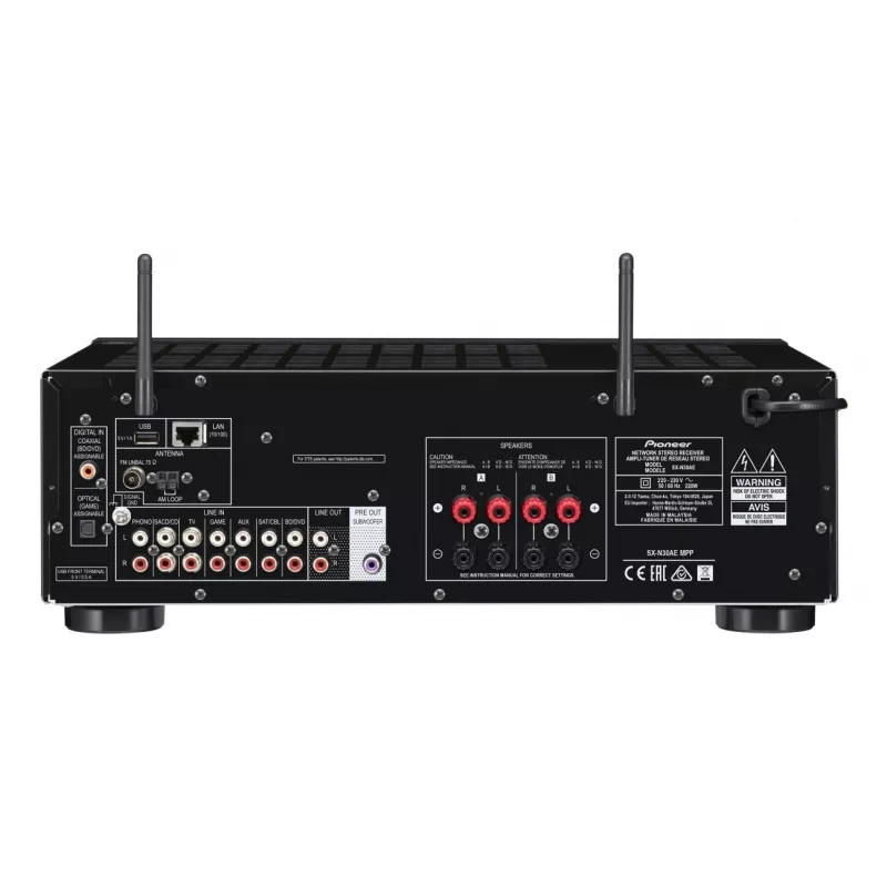 Pioneer SX-N30AE 2.0 kanalų stereofoninis, sidabrinis