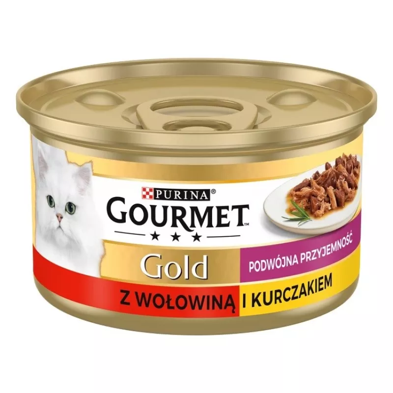 Gourmet Gold – jautienos ir vištienos mišrainė 85 g