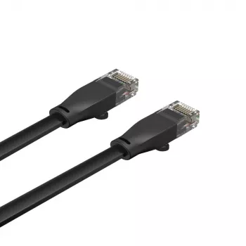 Ethernet laidas Unitek Cat6 UTP RJ45 3 m, Gigabit, 250 MHz, juodas, vientisas laidininkas, PVC apvalkalas