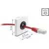 Kabelių pravedimo įvorė DELOCK Easy 14 mm skersmens modelis 91071 kabelių vedimui ir stalo įvorė