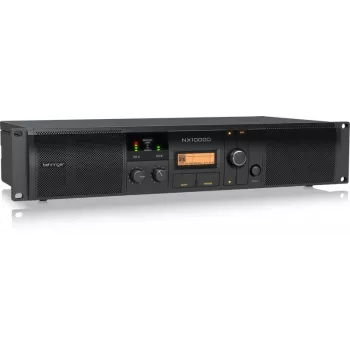 Behringer NX1000D garso stiprintuvas, skirtas pasirodymams/scenai, juodas