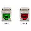DeLOCK Keystone modulis RJ45 lizdas į LSA Cat.6A su LED sidabrinė balta
