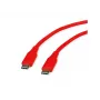 ROLINE USB 2.0 laidas C-C ST/ST silikoninis 60W 1m raudonas - Laidas - Skaitmeninis/Duomenų (11.02.9121)
