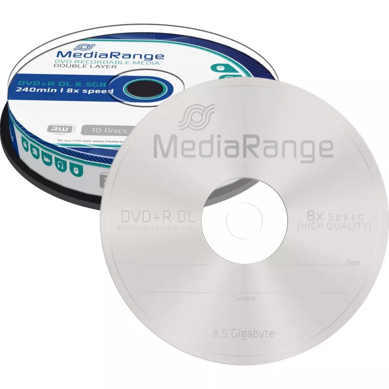 DVD+R DL MediaRange MR466 8,5 GB 10 vnt.