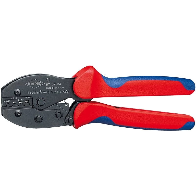 Knipex užspaudžiamosios replės PreciForce L.220mm 0.1-2.5 (AWG 27-13) mm 483g