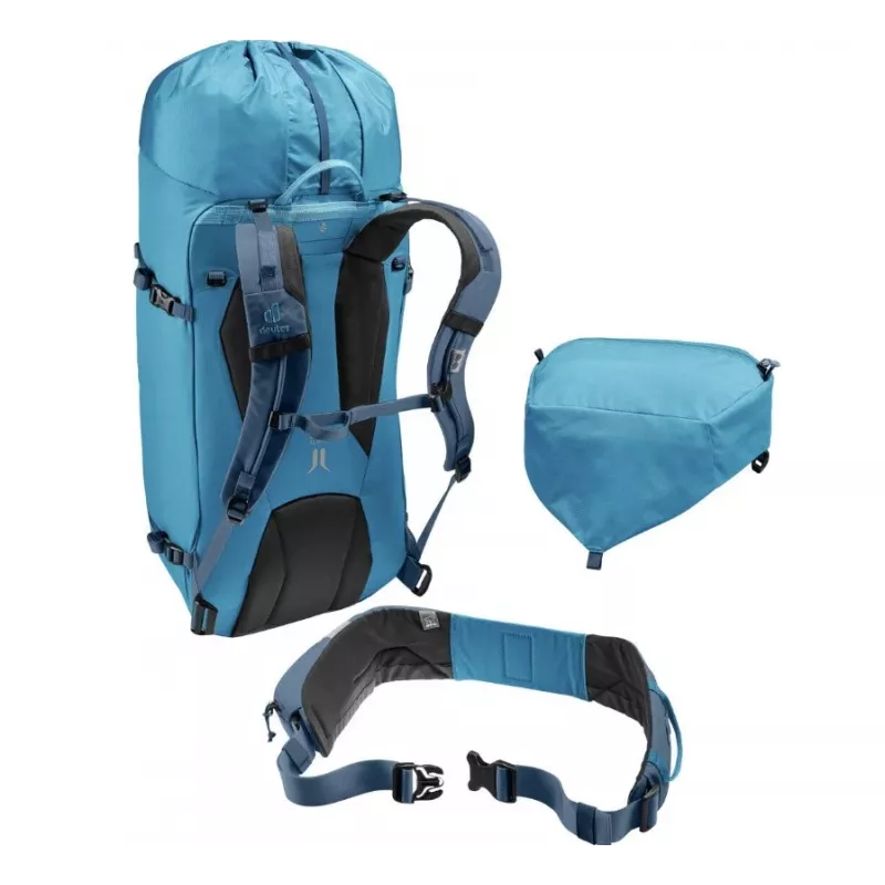 Žygių kuprinė DEUTER Guide 34+8 — talpa 34+8 L, modelis Wave‑Ink