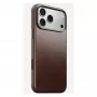 Mobiliojo telefono dėklas Nomad Traditional Leather Case, skirtas iPhone 17 Pro Max, oda / aliuminis / mikropluoštas, tinka 6,9 col. (Ruda)