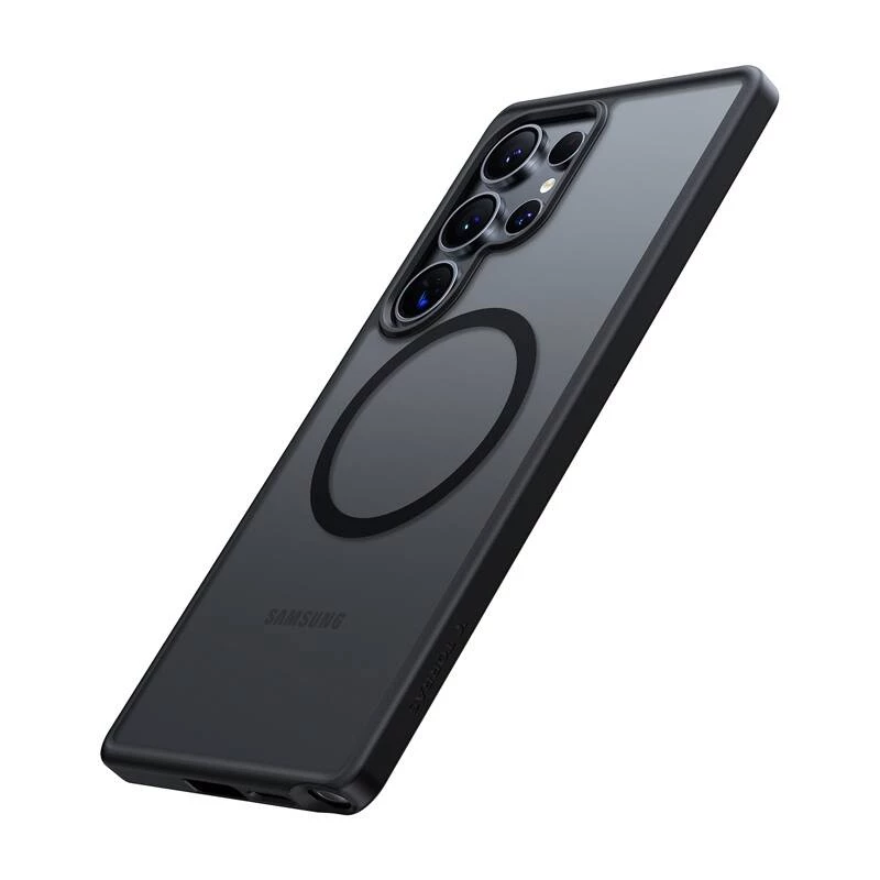Torras Guardian Magnetic Case with Stand for Galaxy S25 Ultra, Juoda (X00FX2231)