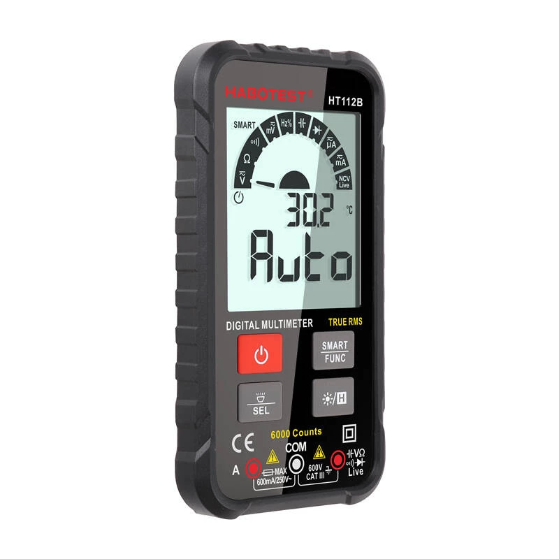 Tikrasis RMS skaitmeninis universalus multimetras Habotest HT112B